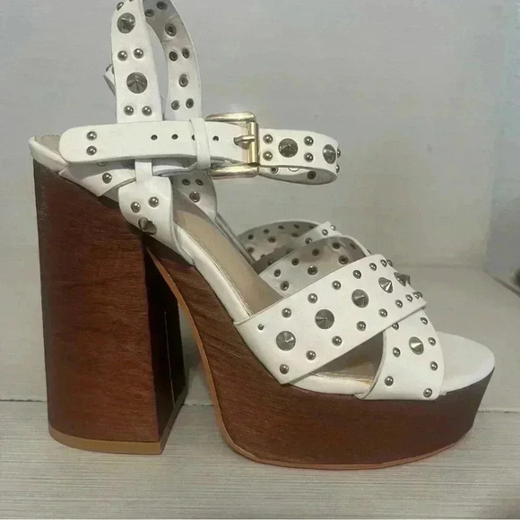 Pazzle Studded Chunky Heels - Picture 10 of 12